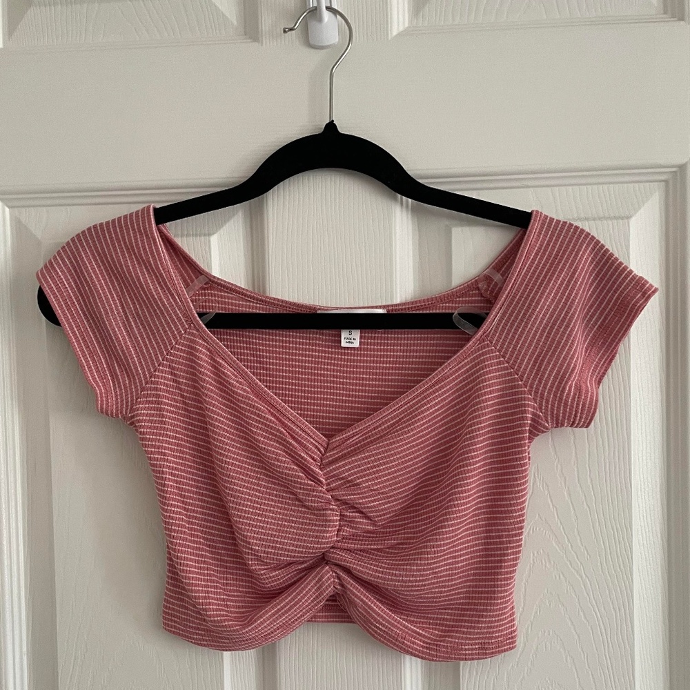 Pink Crop Top